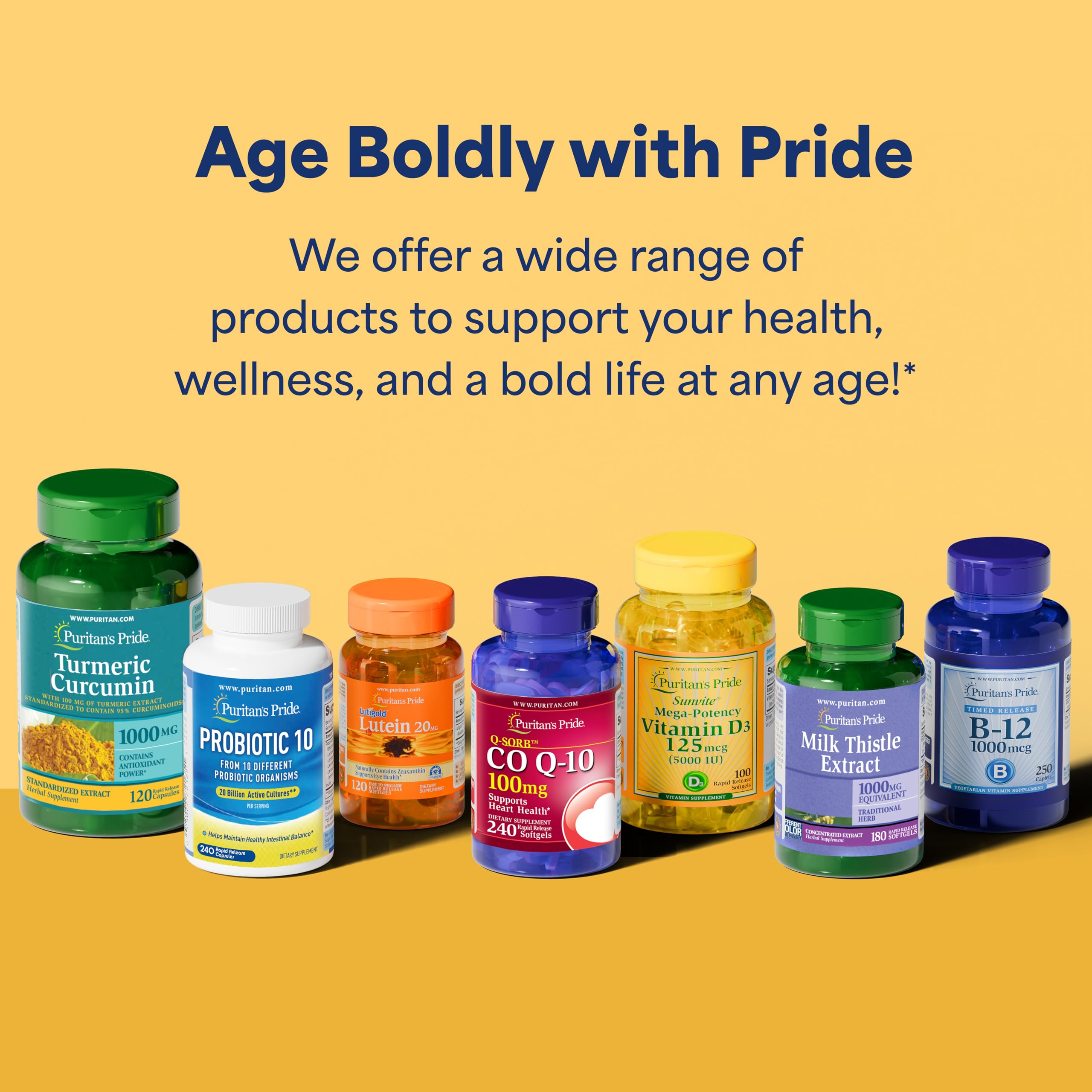 Puritan's Pride Glucosamine Chondroitin MSM – Joint Health Dietary Supplement, 6 Month Supply, 360 Coated Tablets