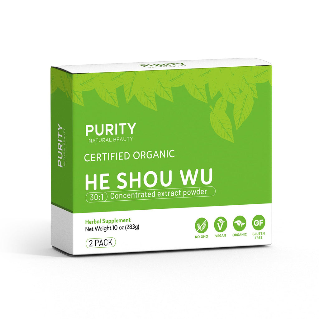 Purity Natural Beauty Certified Organic He Shou Wu – 5oz Fo Ti Extract (30:1)