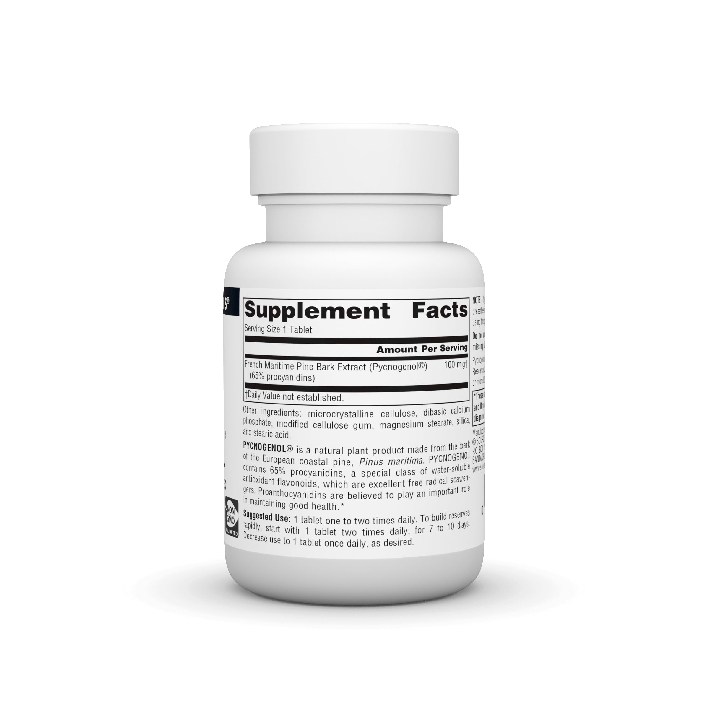 Source Naturals Pycnogenol 100 mg Proanthocyanidin Complex - 30 Tablets