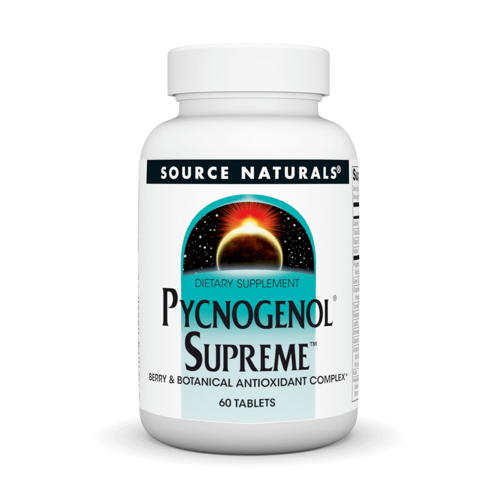Source Naturals Pycnogenol Supreme: Berry & Botanical Antioxidant Complex | 60 Tablets