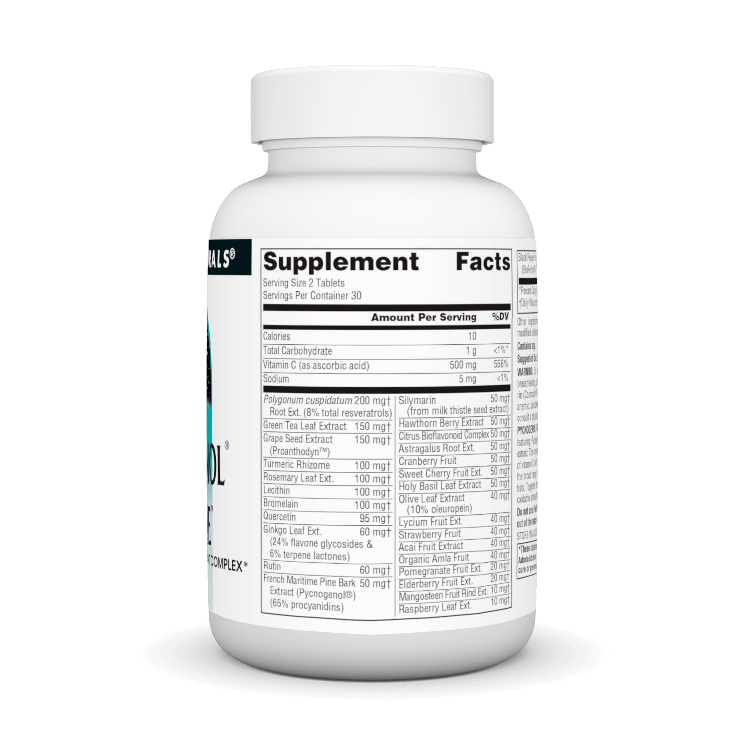 Source Naturals Pycnogenol Supreme: Berry & Botanical Antioxidant Complex | 60 Tablets