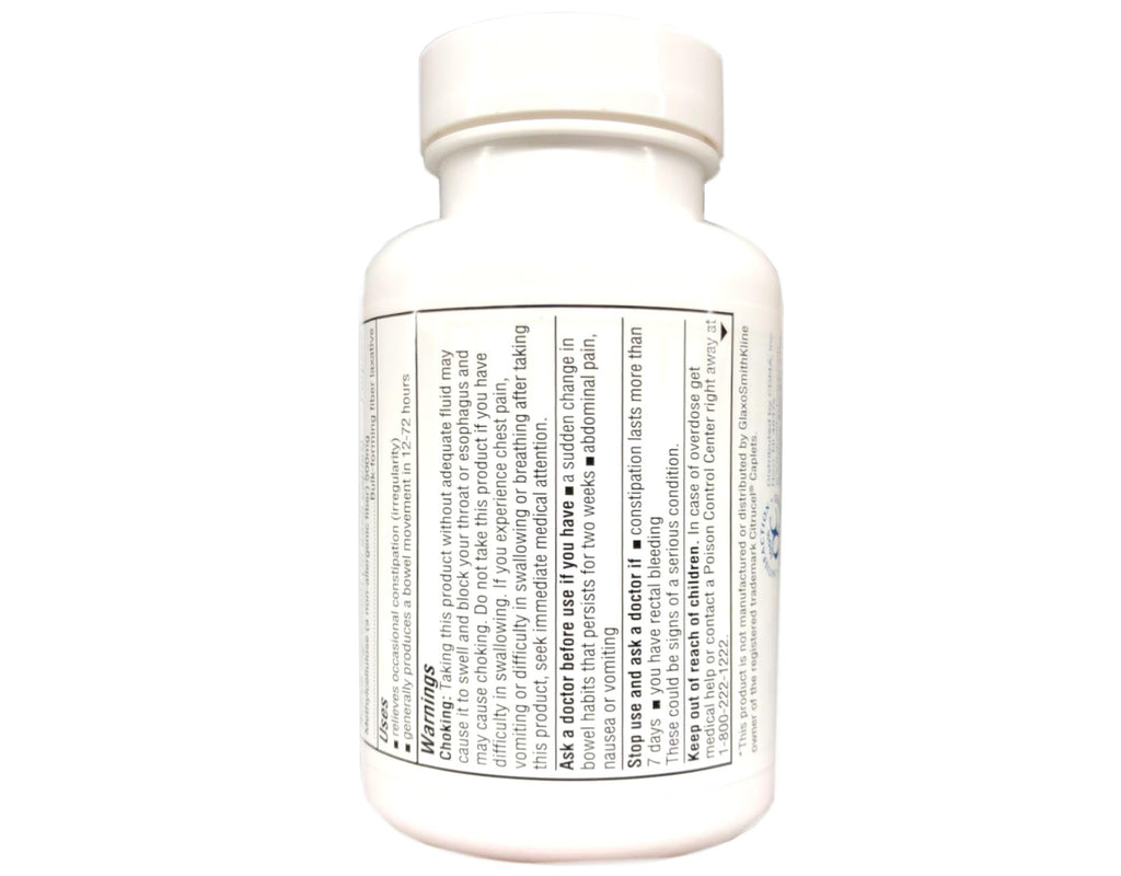 Quality Choice Fiber Therapy - Methylcellulose 500 mg, 100 Caplets (Pack of 3)