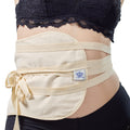 QUEEN OF THE THRONES 100% Organic Cotton Flannel & Naturopathic Doctor Designed with Strap for Castor Oil Pack - Reusable, Comfort Sleep Fit, Soft Ties (Castor Oil sold separately)