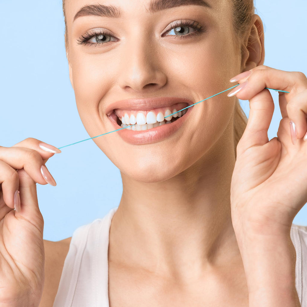 RAZOKO Coconut Oil Infused Woven Dental Floss – Vegan, Cruelty-Free, Coconut Scent (4-Month Supply)