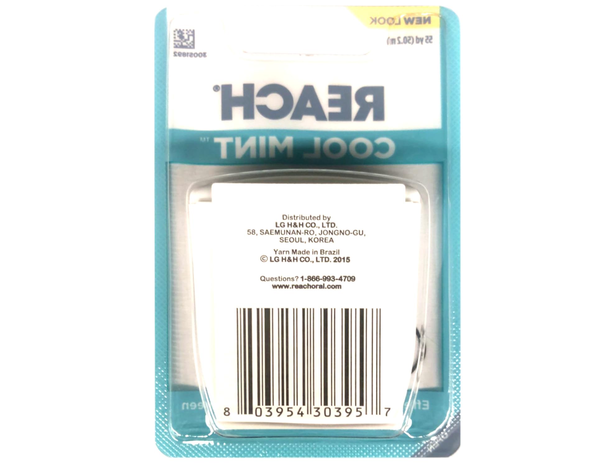 REACH Dental Floss, Cool Mint, 6 Count | Mint Floss for Clean Between-Teeth