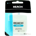 Reach Unflavored Waxed Dental Floss – ADA Accepted, 55 yds, Pack of 3