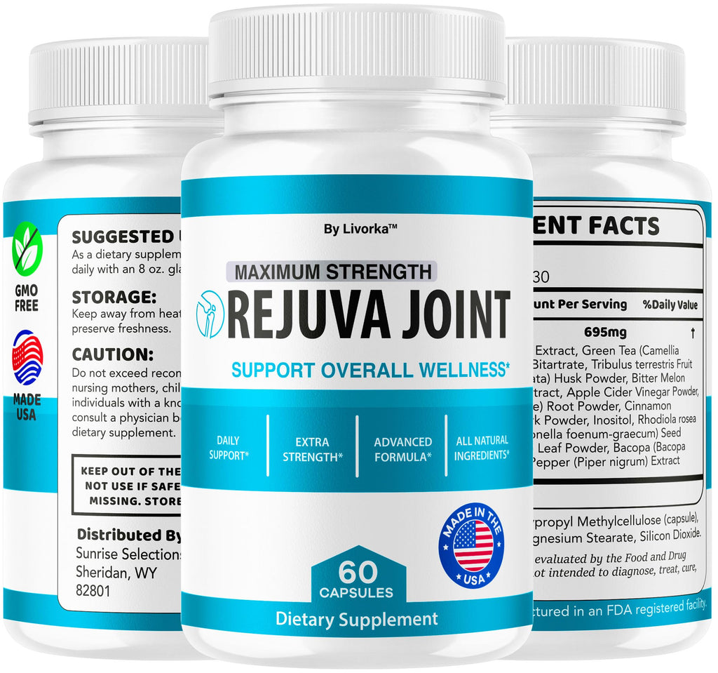 Rejuva Joint - Advanced Formula Maximum Strength Joint Support | 60 Capsules