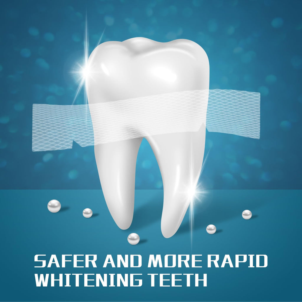 Teeth Whitening Strips – 14 Treatments, 28 Non-Slip Strips for Sensitive Teeth