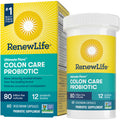 Renew Life Colon Care Probiotic Capsules – 80 Billion CFU, 12 Strains, Dairy/Gluten & Soy Free, 60 Count