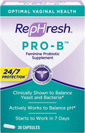 Rephresh Pro-B Probiotic Feminine Supplement - 3-Pack, 90 Capsules