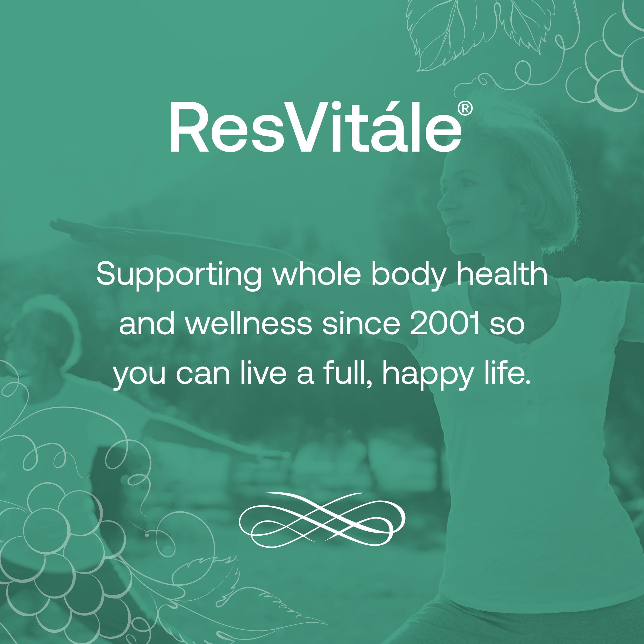ResVitale Collagen Enhance - Hyaluronic Acid & Resveratrol - 120 Capsules