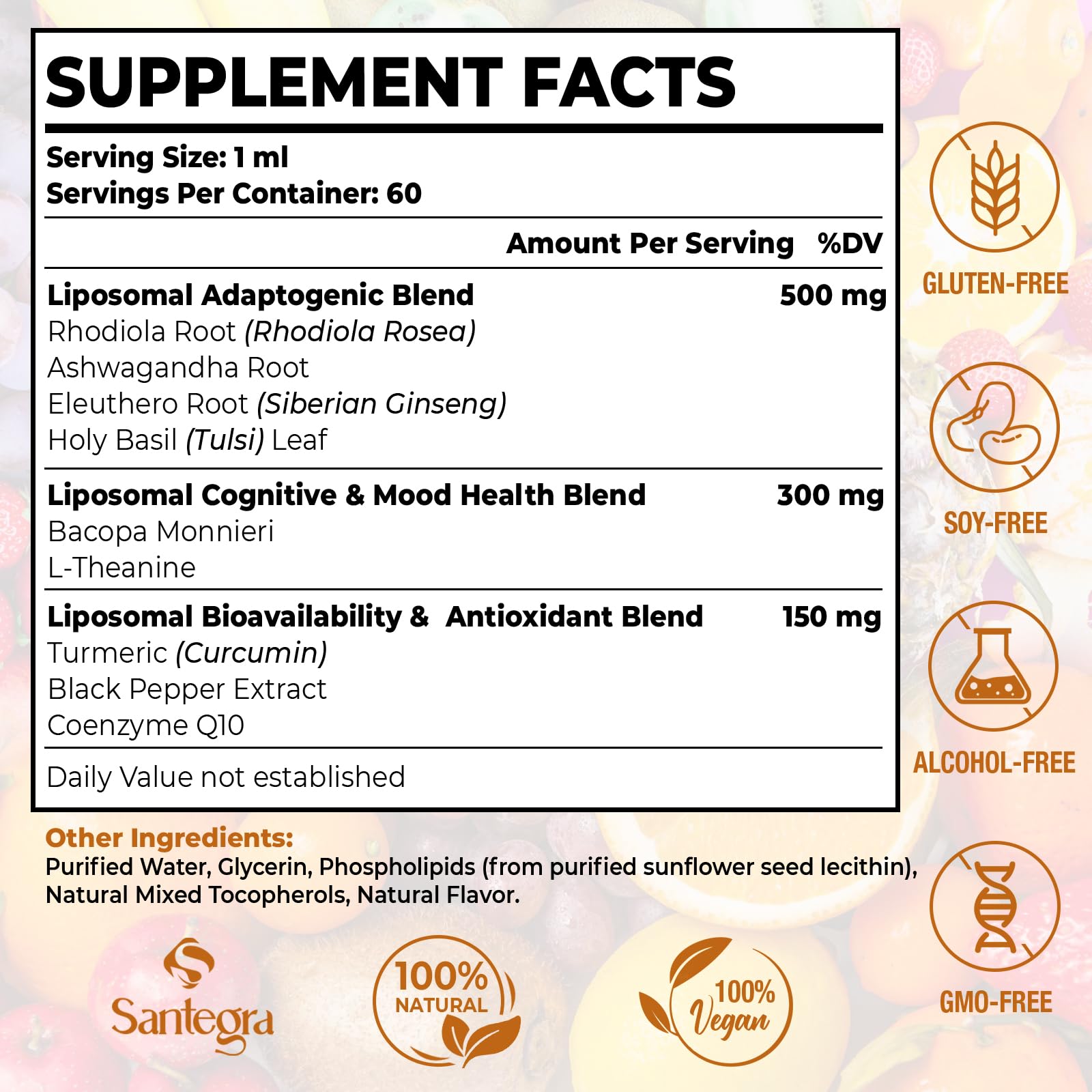 57,000 MG Liposomal Rhodiola Rosea with Ashwagandha – High-Absorption Liquid (60 ml)