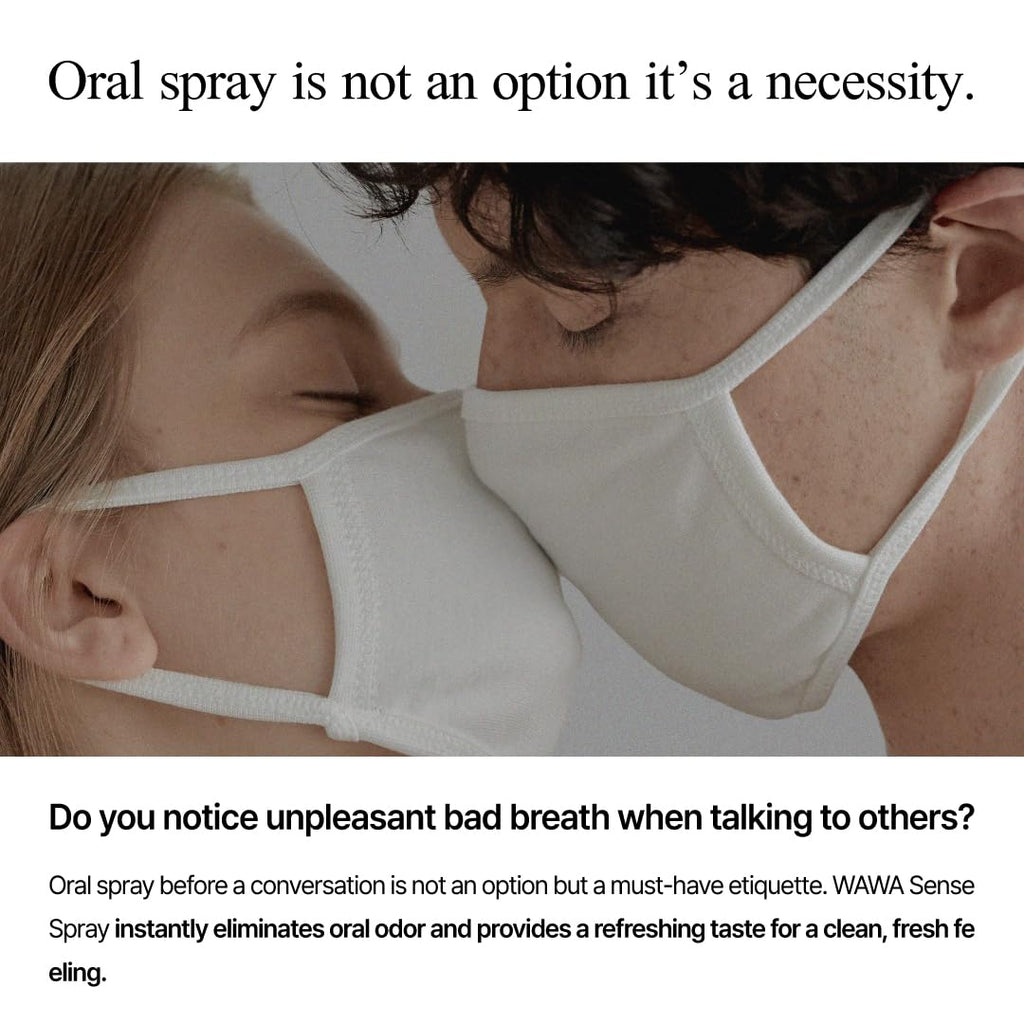 ROROBELL Wawa Sense Spray – Oral Care Mouth Freshener Pack of 5 (1/3 Fl Oz)
