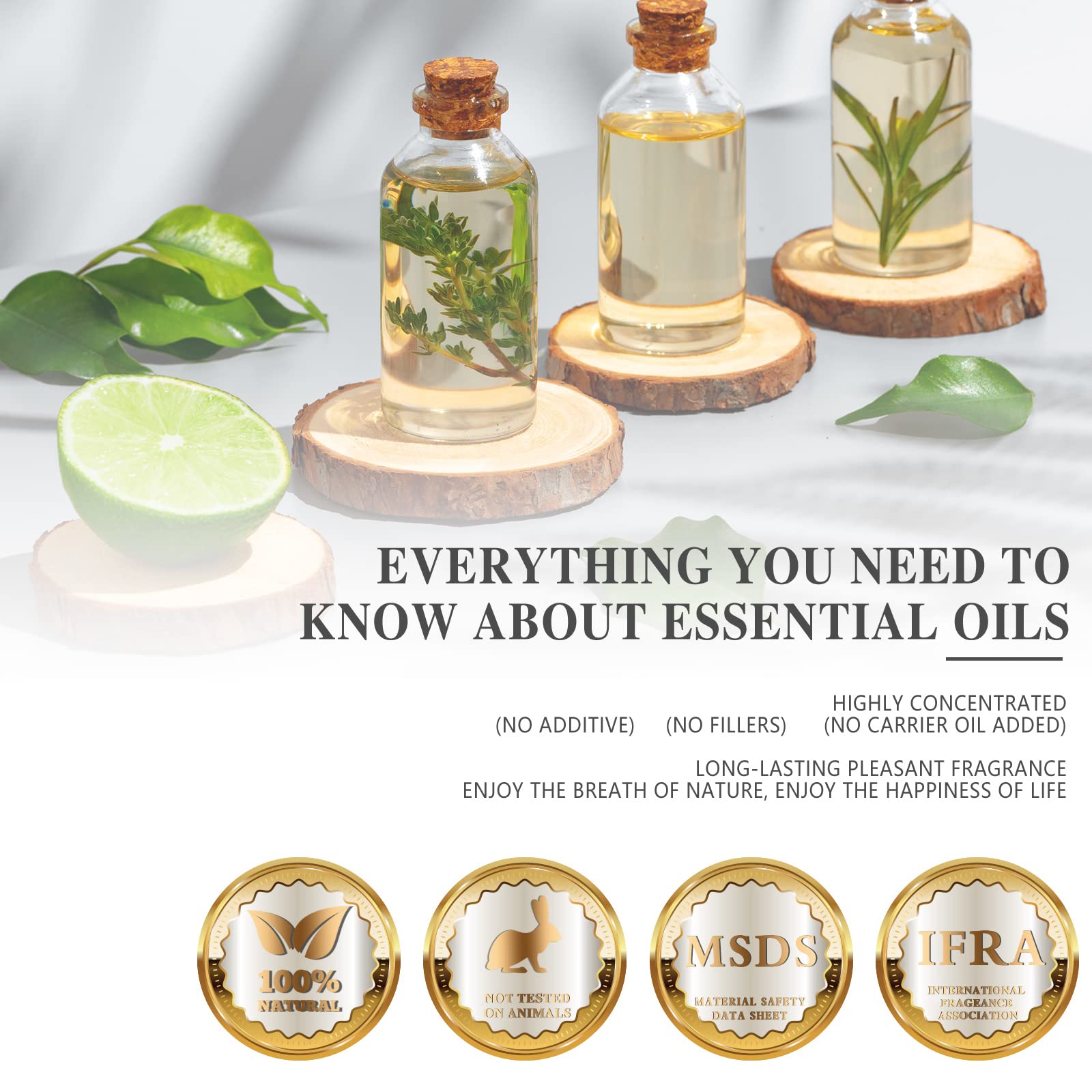 Rose Essential Oil 3.38oz – MAYJAM Premium for Diffusers & DIY