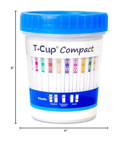SAFE LIFE 13 Panel Urine Cup 25 Pack - Drug Test Kit (AMP500, BAR, BUP, BZO, COC150, MDMA, MET500, MOP300, MTD, OXY, PCP, TCA) + 3 Adulterants (CR, SG, PH) | OTC CLIA-Waived