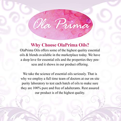 Ola Prima Lavender Essential Oil 8 Fluid Ounces - Aromatherapy