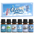 SALUBRITO Clean Fragrance Oils Set – Premium Essential Oils for Diffuser, Candle & DIY