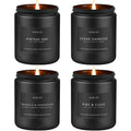Scented Candles Set for Men – 4-Pack Soy Candles Gift