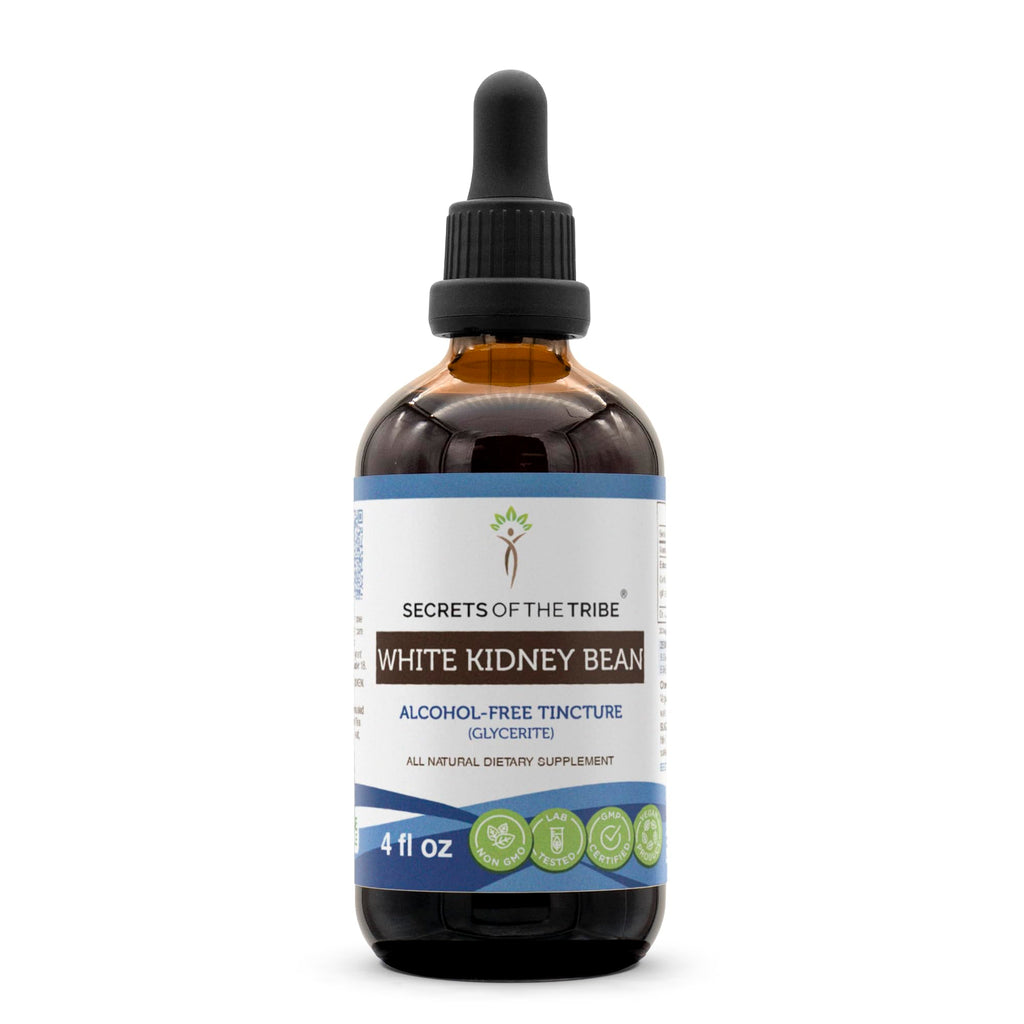 Secrets of the Tribe White Kidney Bean Tincture - Alcohol-Free, High-Potency Drops, 4 oz