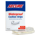 Secure Denture Adhesive Strips – Zinc-Free, Waterproof, All-Day Hold for Lower Dentures (2 Pack, 30 Strips)