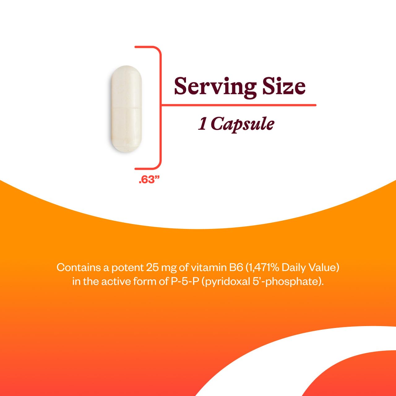 Seeking Health P-5-P (Pyridoxal 5-Phosphate) – Immune Support & Metabolism (Vitamin B6-25) 100 Capsules