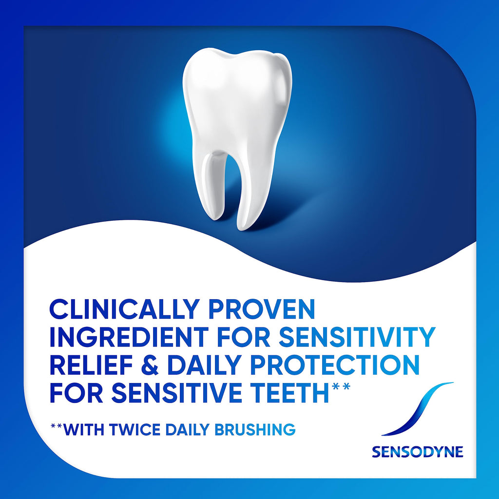 Sensodyne Repair and Protect Whitening Toothpaste, 3.4 oz | Sensitive Teeth & Cavity Prevention