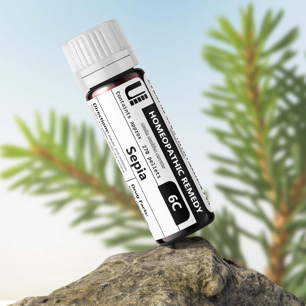 Sepia 6C Homeopathic Remedy - 270 Pellets (90 Doses) | Lactose-Free