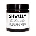 Shwally Tooth Powder with Hydroxyapatite – Fluoride Free, Eggshell & Cattle Bone, Peppermint (2 oz)