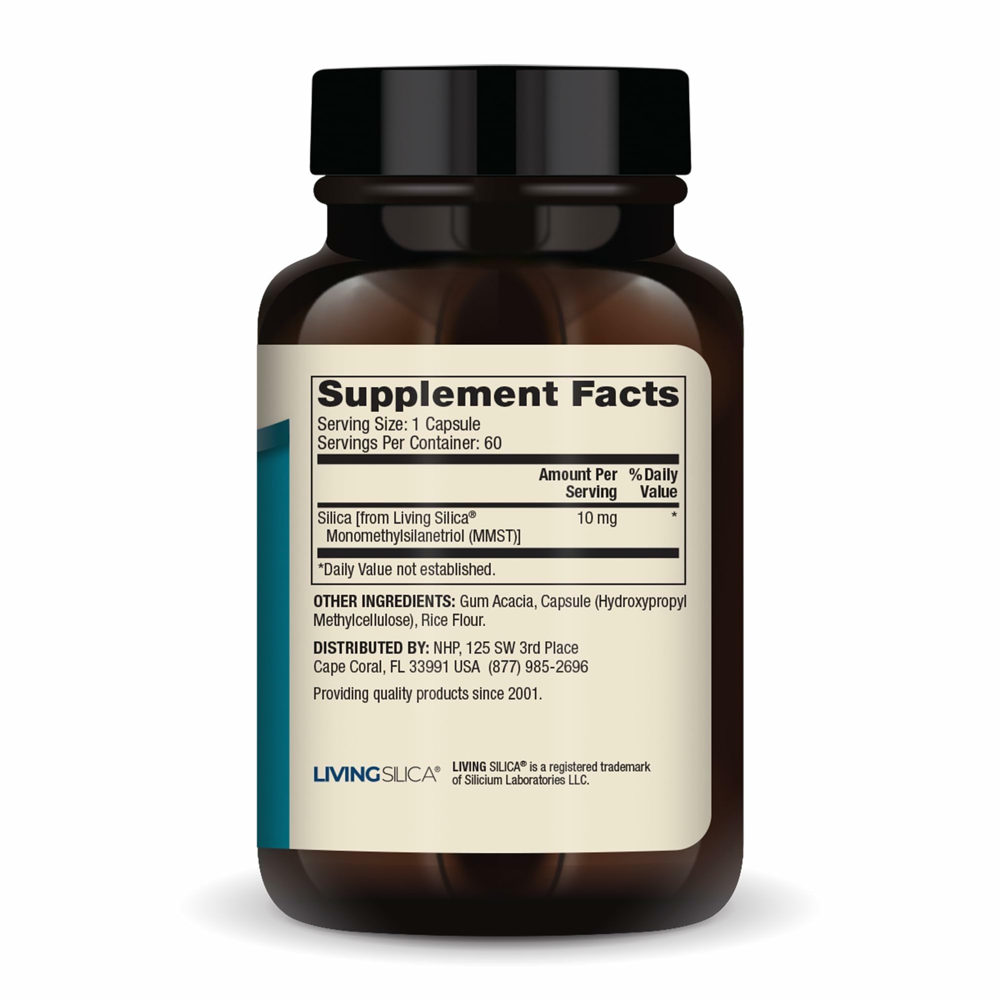 Dr. Mercola Silica Collagen Builder - Plant-Based Silica Supplement to Support Skin, Hair, Nail & Bone Health - Non-GMO, Gluten-Free & Soy-Free - 60 Capsules (60 Servings)
