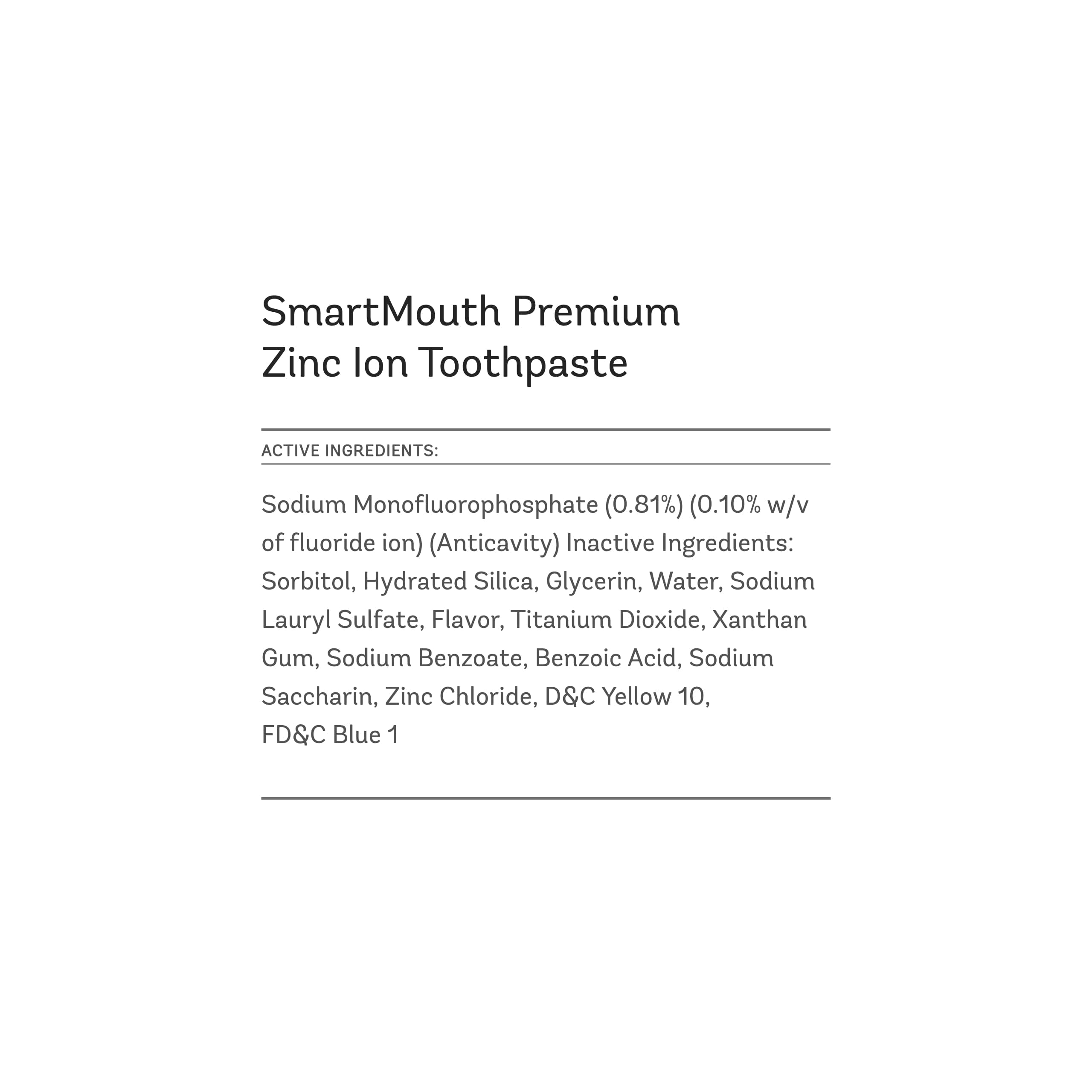 SmartMouth Premium Toothpaste - Elite Oral Health Protection, 6 oz (5 Pack)