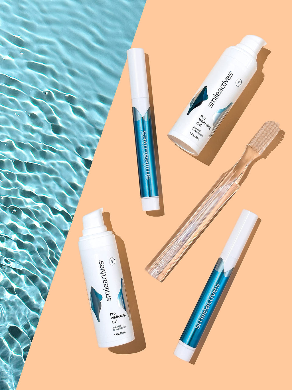 Smileactives Teeth Whitening Pen – 2 Pack | Fast Whitening, Precision Brush Tip, Ultra Mint