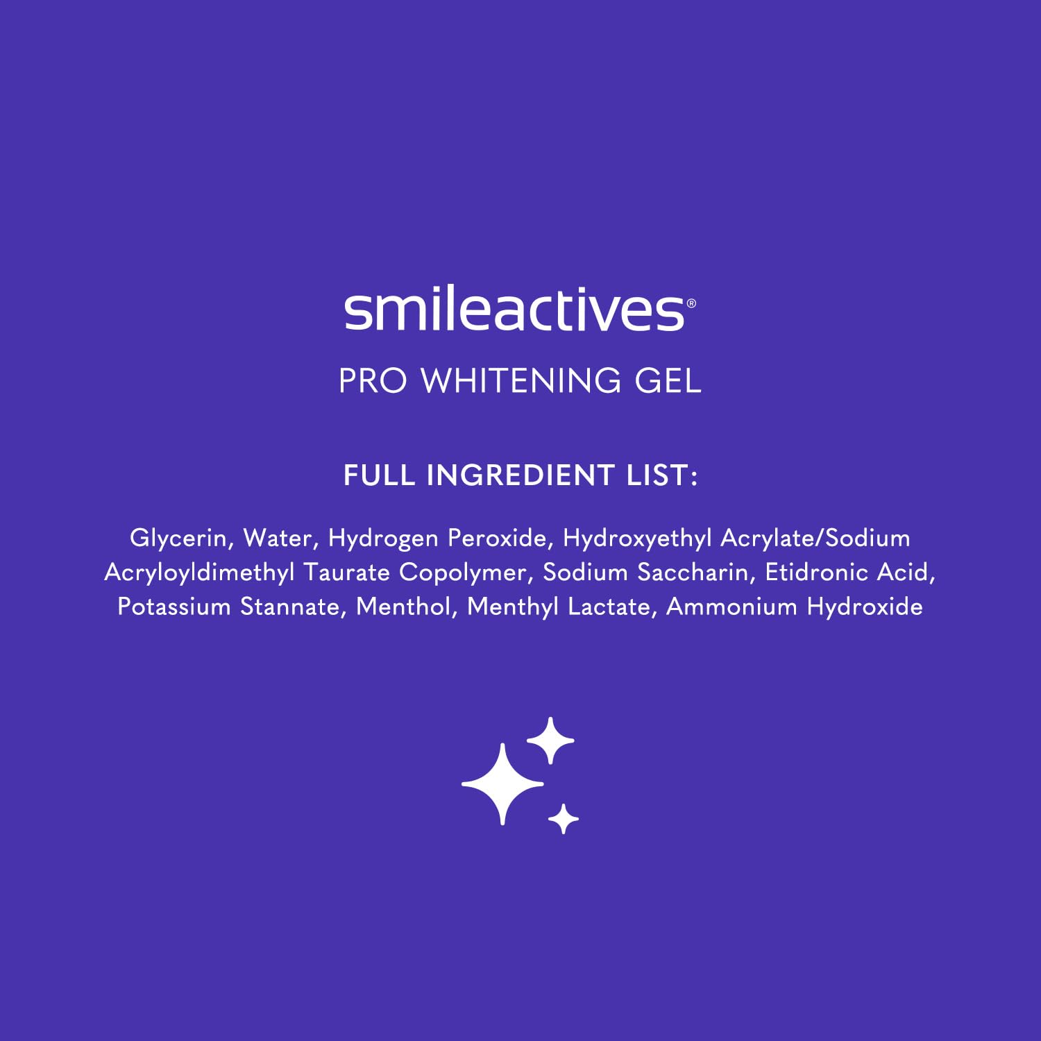Smileactives Pro Whitening Gel for Toothpaste – 3.8 oz, Hydrogen Peroxide