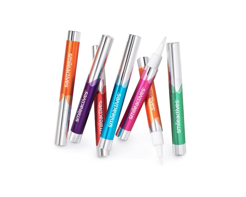 Smileactives Teeth Whitening Pen - 2 Pack, Winterberry Flavor, Precision Brush Tip