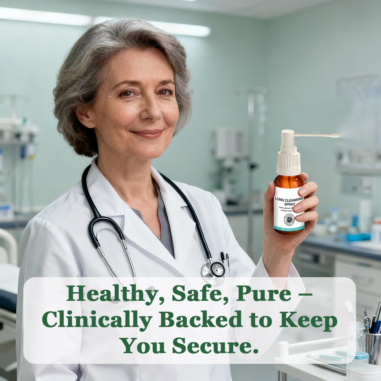 Organic Herbal Lung Cleansing Spray | Breath Easy, Mucus Relief