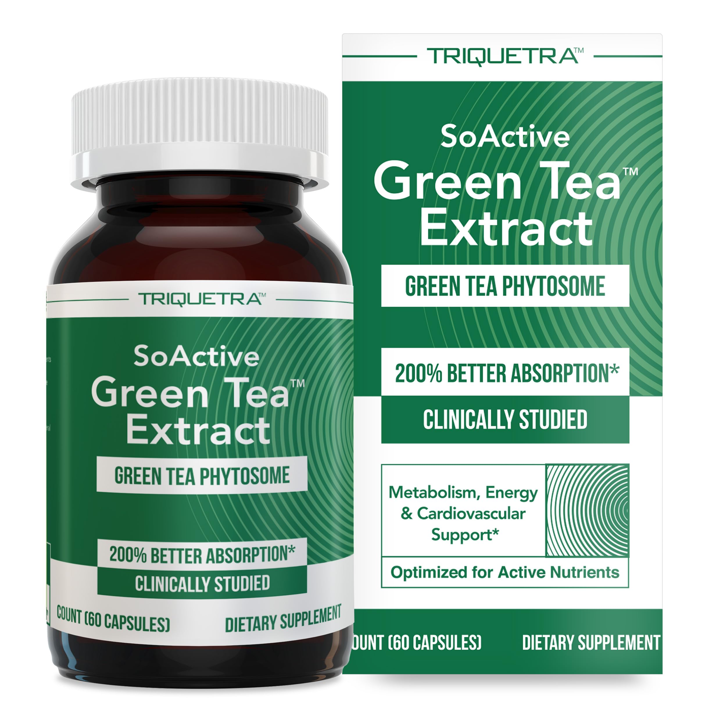 SoActive Green Tea Extract – Clinically Studied Green Tea Phytosome | 60 Caps