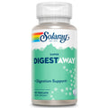 SOLARAY Super Digestaway Digestive Enzymes - Pancreatin, Papain & Ginger | Lab Verified | 90 VegCaps