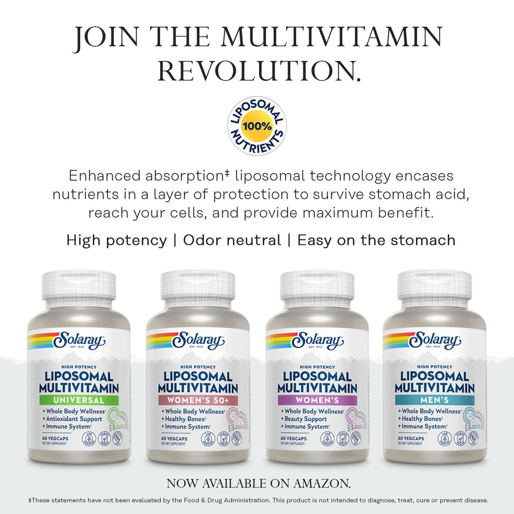 SOLARAY Vitamin D3 + K2 – Calcium Absorption & Heart Health (Non-GMO, Soy-Free)