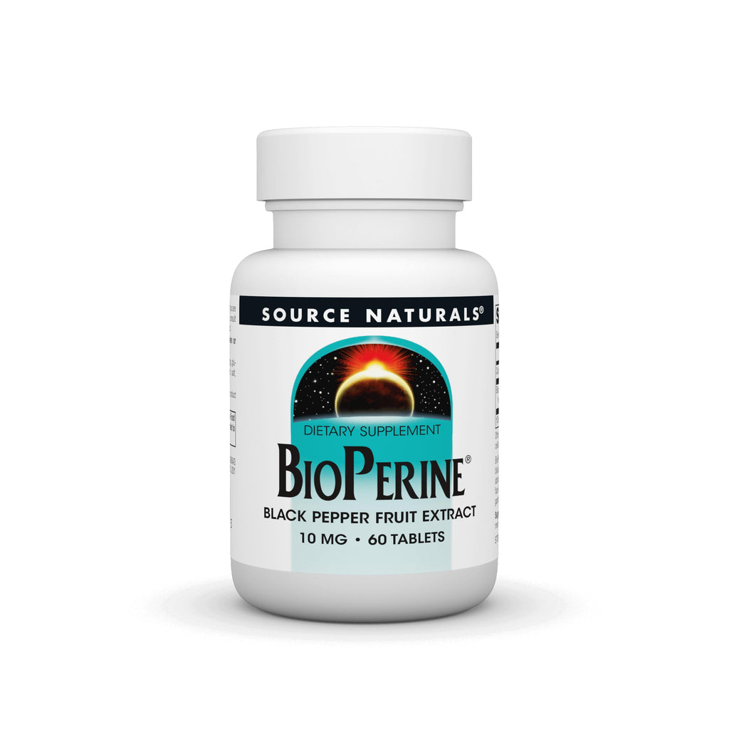 Source Naturals BioPerine Black Pepper Extract - Nutrient Absorption* (60 Tablets)