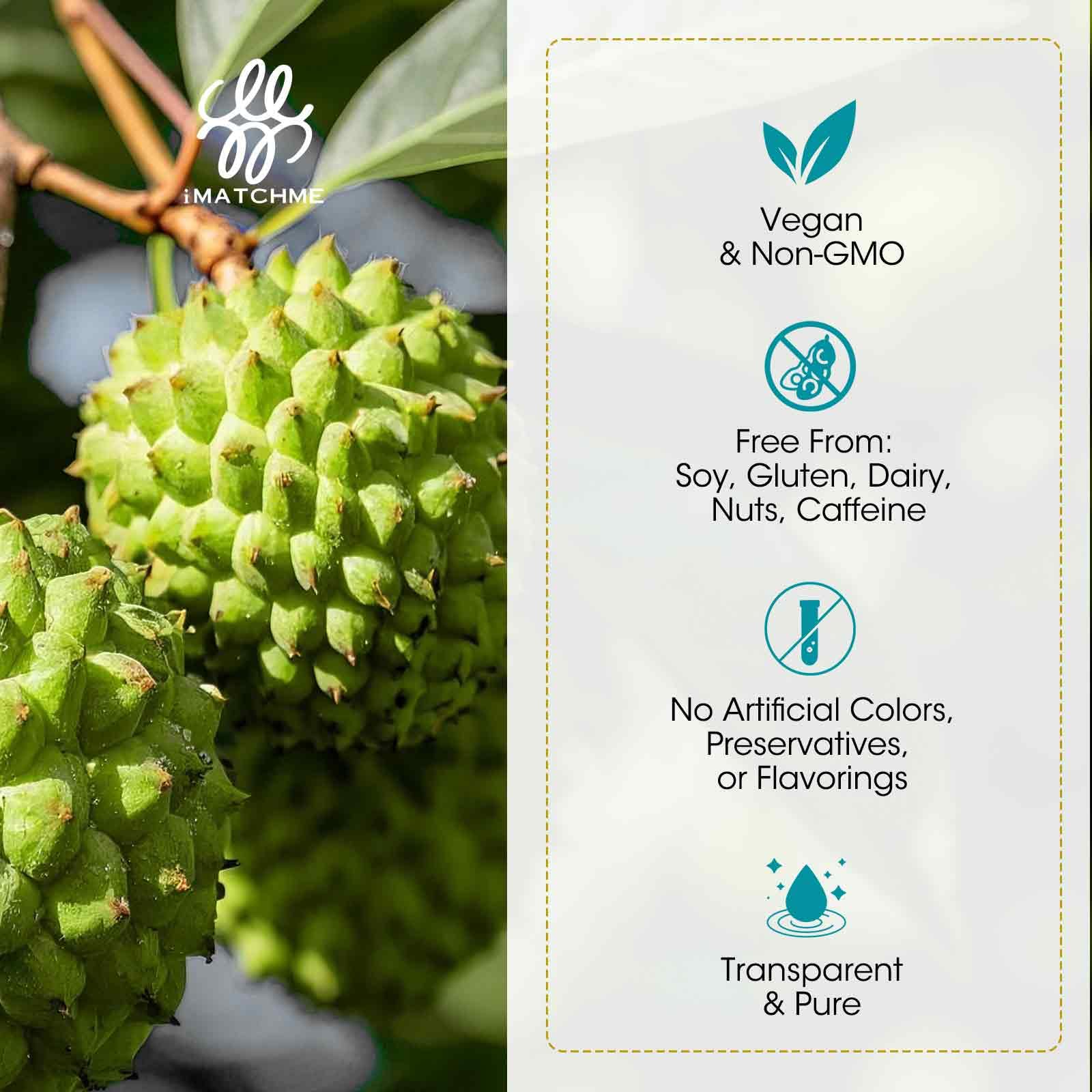 Soursop Graviola Liquid with Elderberry & Lion's Mane – Immune Support
