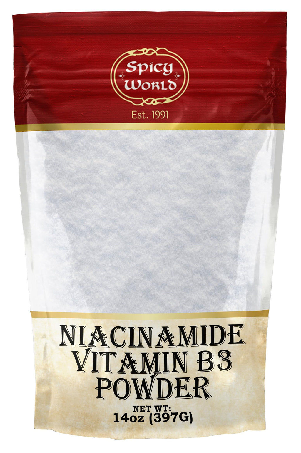 Spicy World Niacinamide Vitamin B3 Powder 14oz (400g) – Flush-Free