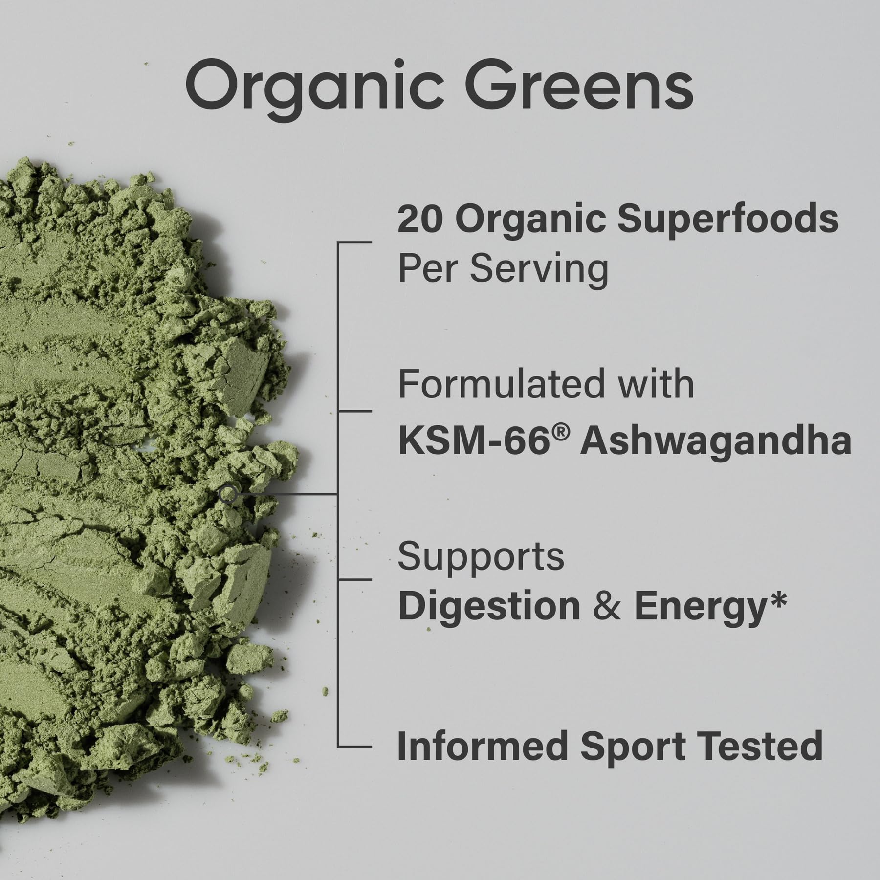 Sports Research Organic Greens Superfood Powder – Pineapple Coconut (30 Servings) | Spirulina, Chlorella, Adaptogens, Probiotics, 8 B Vitamins | Vegan, Sugar-Free