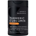 Sports Research Turmeric Curcumin C3 Complex Softgels – 500mg, 120 Count | BioPerine & Organic Coconut Oil | Non-GMO & Gluten Free