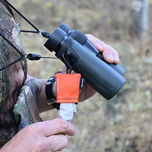 SPUDZ Ultra Microfiber Lens Cleaner - Closable Pouch & Clip-On, 6x6 Inch