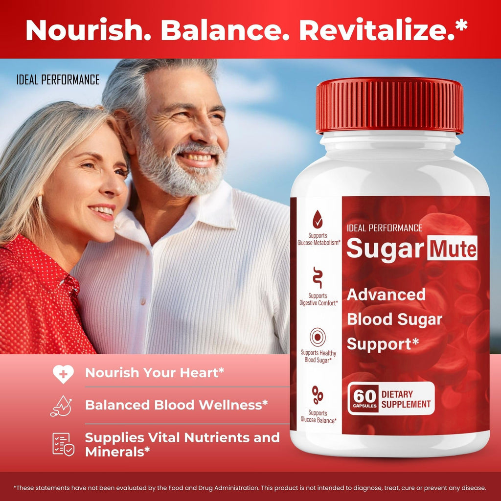 Sugar Mute Capsules – Official Blood Support Pills, Maximum Strength