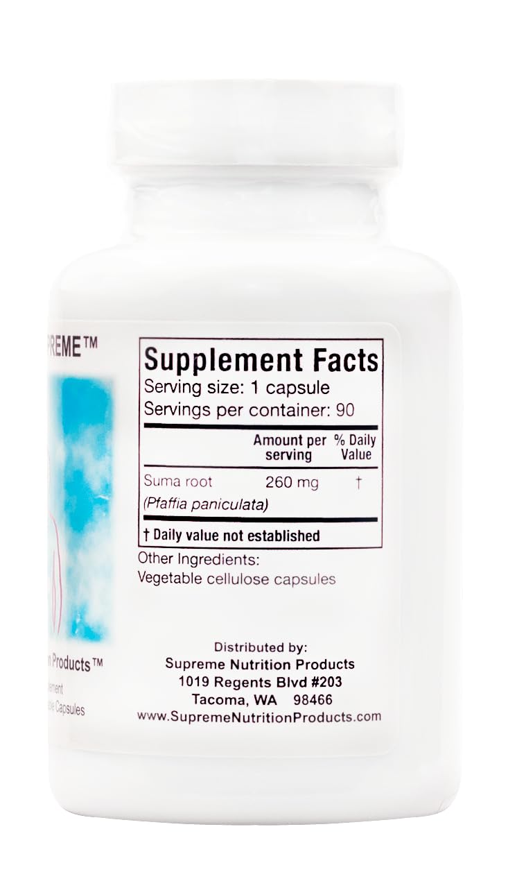Endo Supreme by Supreme Nutrition - 90 Suma Root Vegetarian Capsules (Pack of 2)