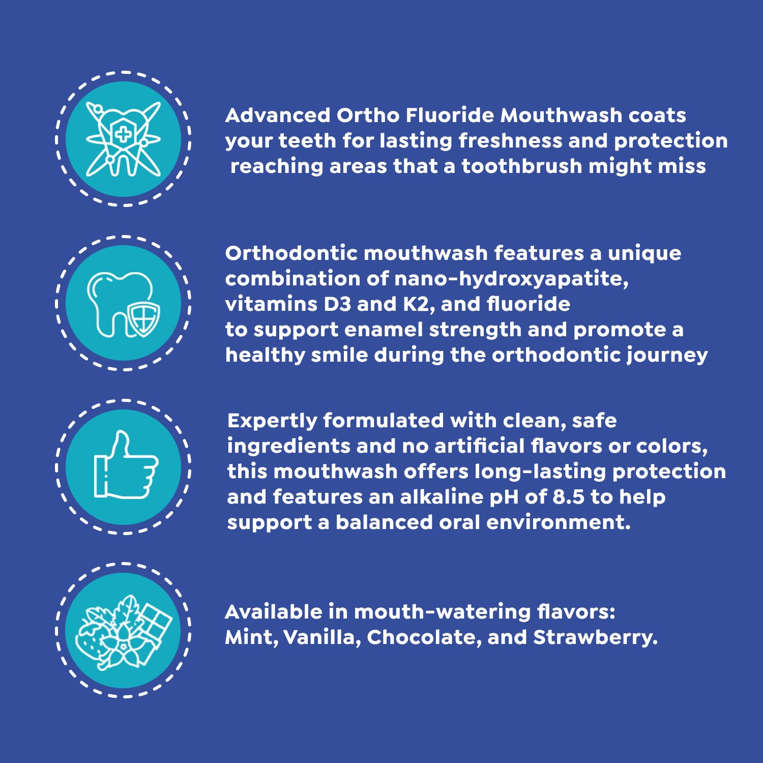 SuperMouth Ortho Mouthwash – Fluoride + Nano-Hydroxyapatite for Braces