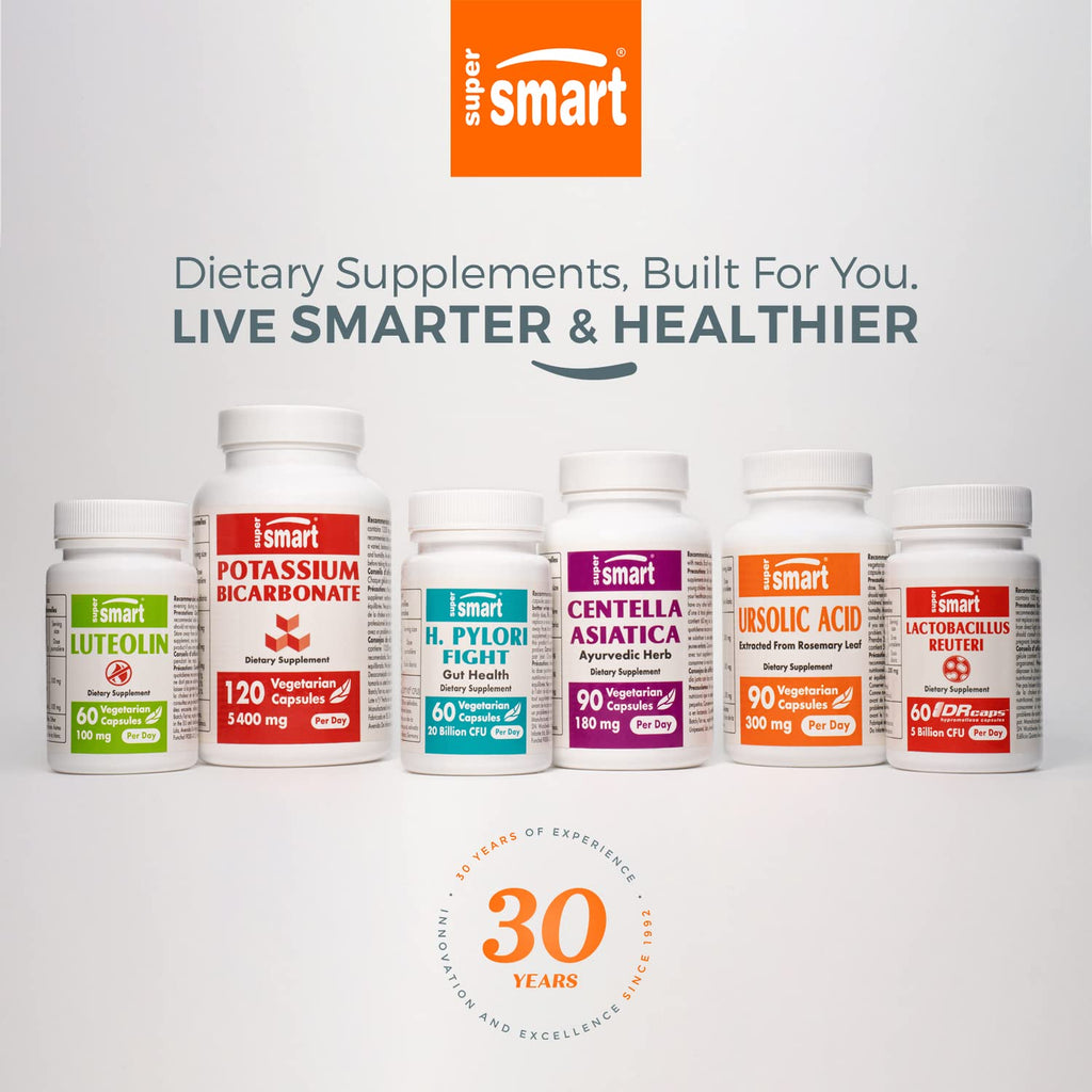 Supersmart Cardio Clear Garlic EDTA Supplement - 120 Veg Capsules