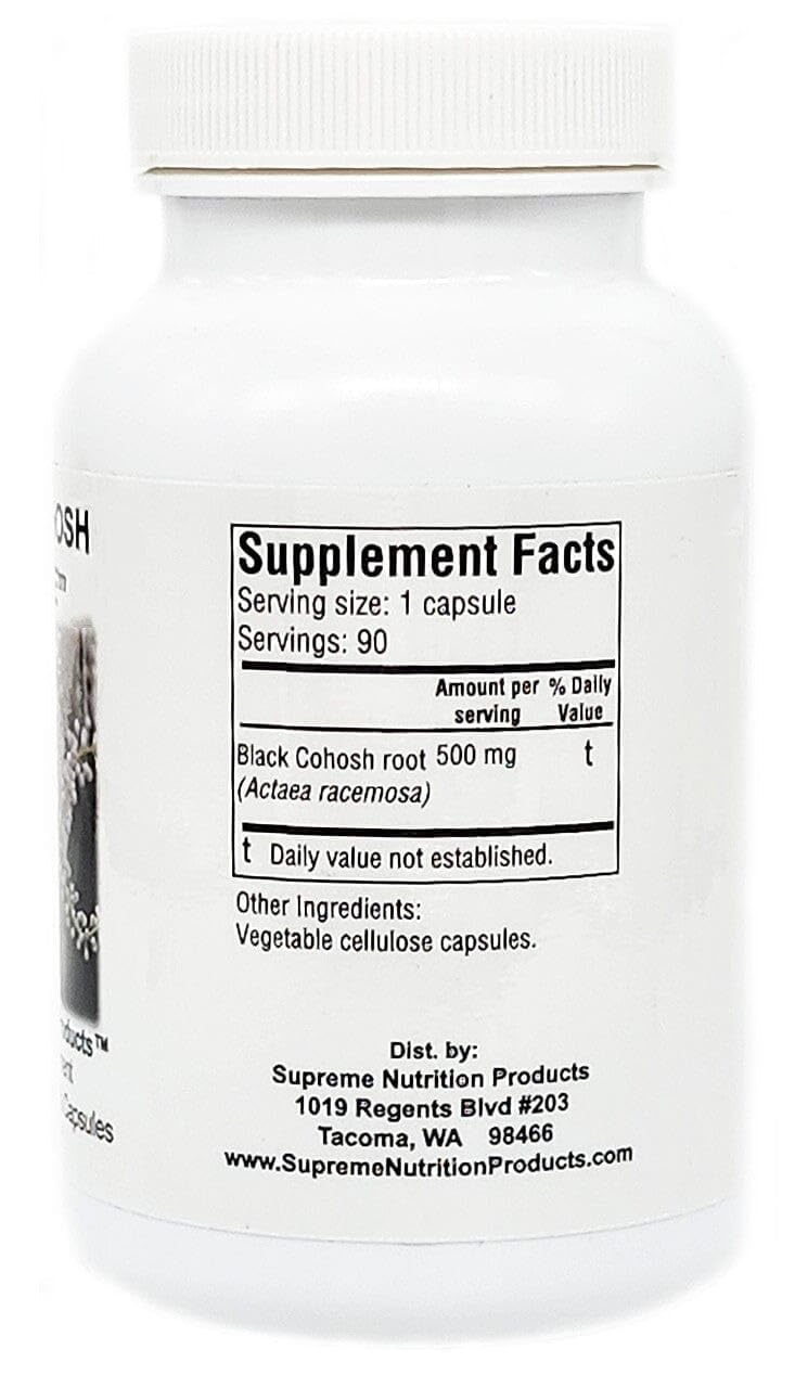 Supreme Nutrition Black Cohosh Supreme – 180 Veg Capsules (Pack of 2)