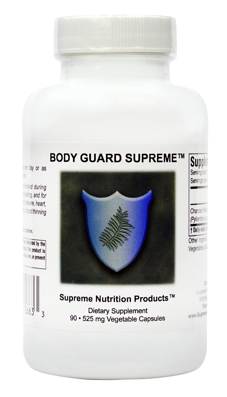 Supreme Nutrition Body Guard Supreme - 90 Pure Chanca Piedra Capsules