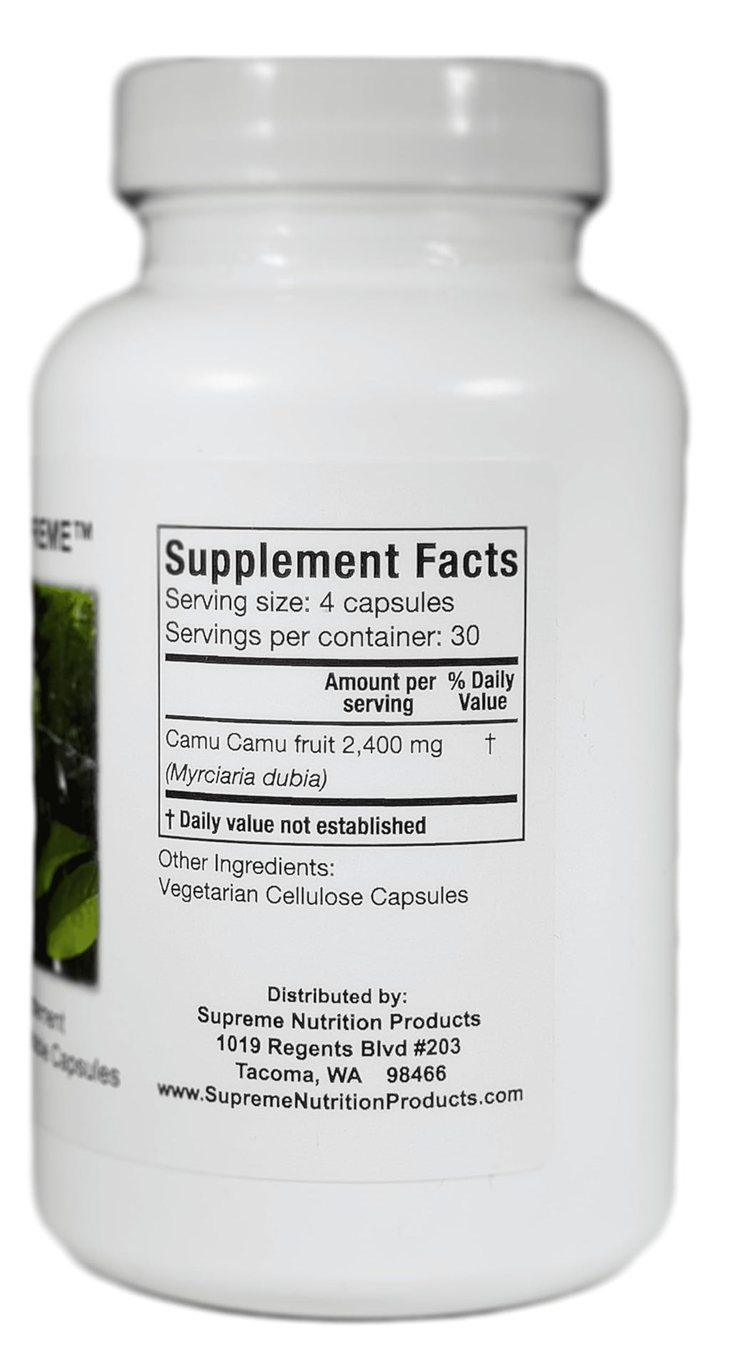 Supreme Nutrition Camu Supreme – 2 x 120 Vegetarian Camu Camu Capsules | 100% Pure Camu Camu Fruit